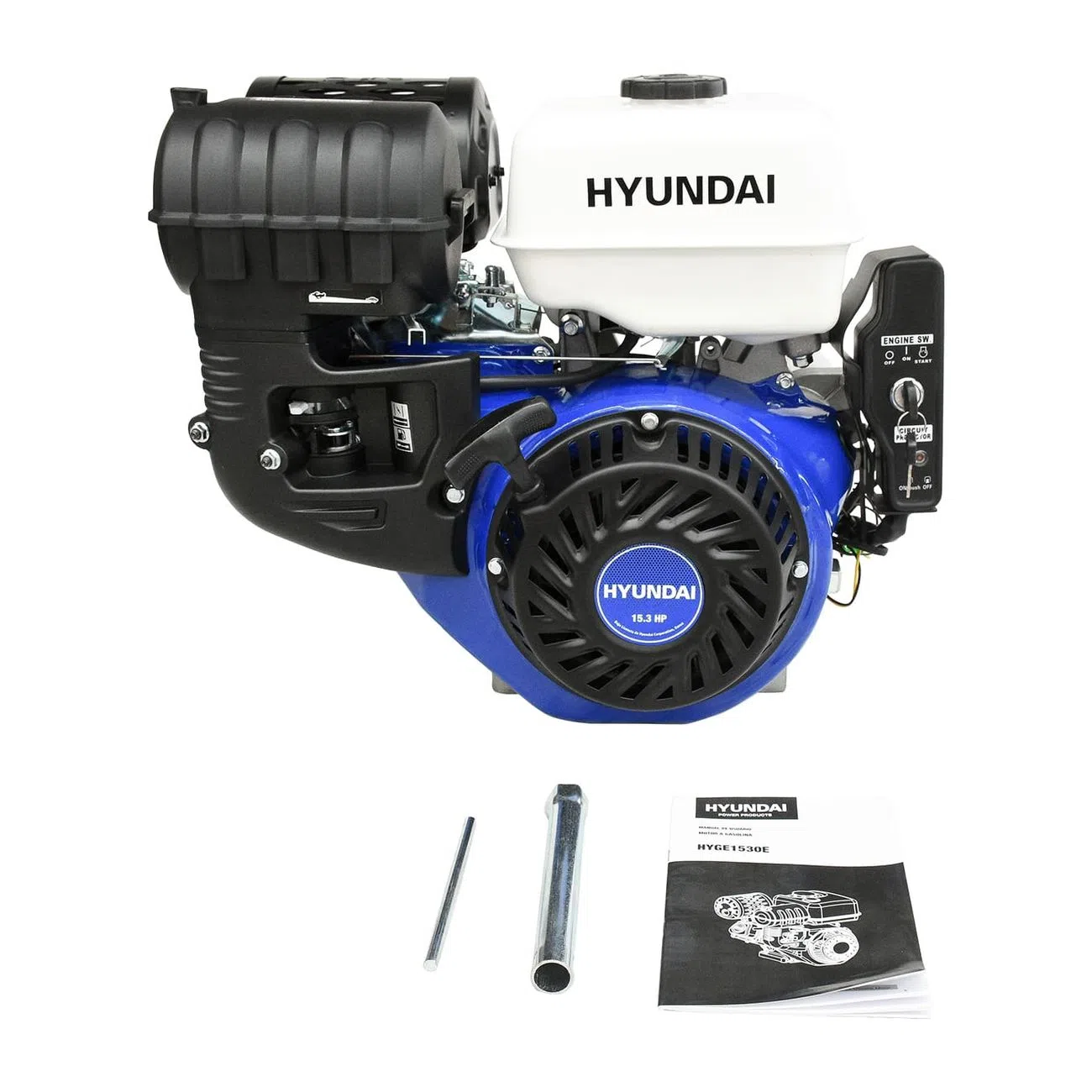 GENERADOR INVERTER HYUNDAI PORTATIL A GASOLINA 1000W/60HZ - HYE1250I -  Hyundai Power